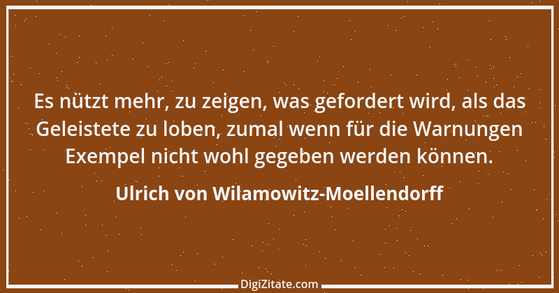 Zitat von Ulrich von Wilamowitz-Moellendorff 5