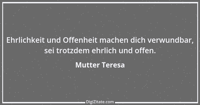 Zitat von Mutter Teresa 8