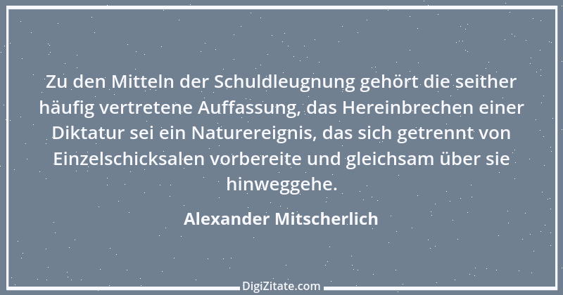 Zitat von Alexander Mitscherlich 17