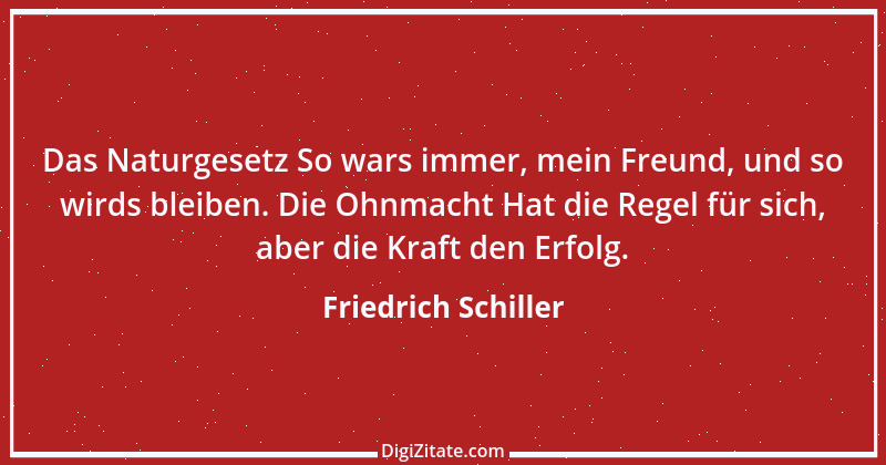 Zitat von Friedrich Schiller 1865