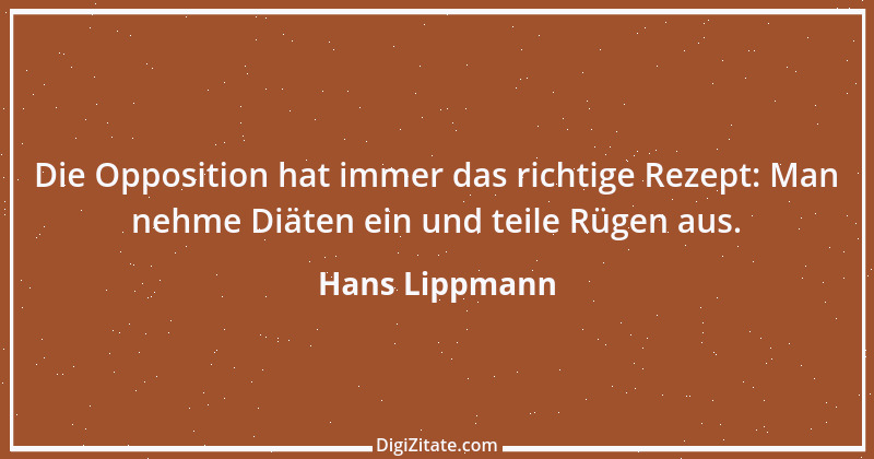 Zitat von Hans Lippmann 2