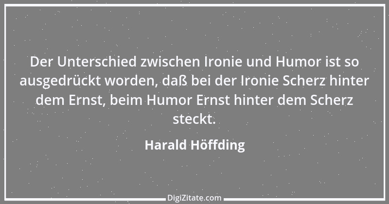 Zitat von Harald Höffding 1