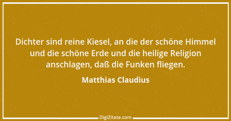 Zitat von Matthias Claudius 46