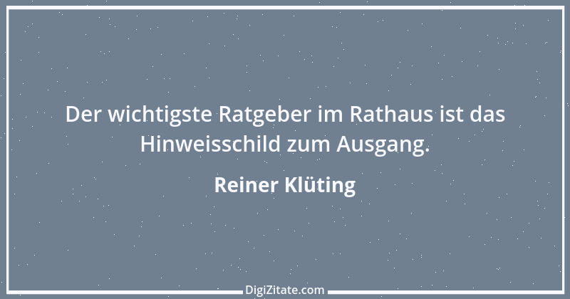 Zitat von Reiner Klüting 128