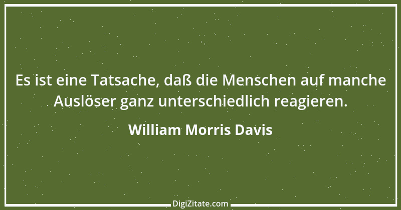 Zitat von William Morris Davis 2