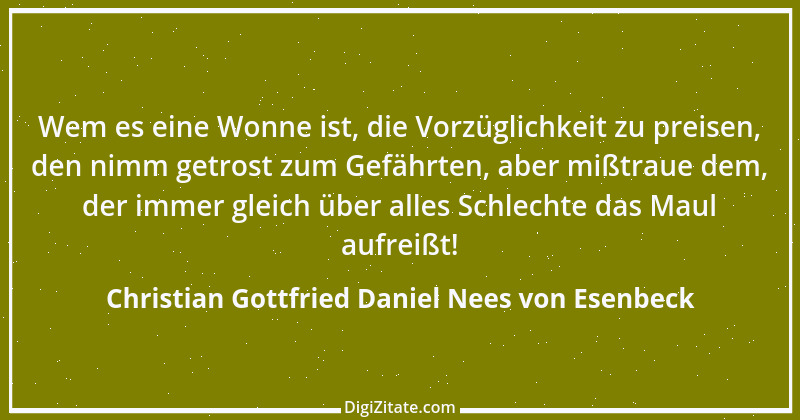 Zitat von Christian Gottfried Daniel Nees von Esenbeck 9