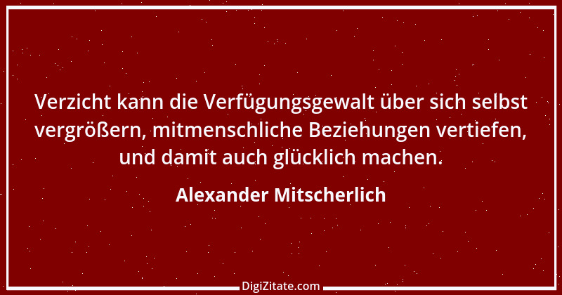 Zitat von Alexander Mitscherlich 19