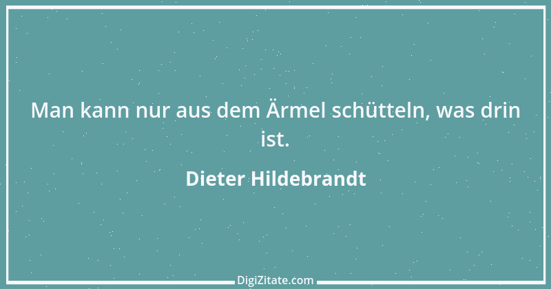 Zitat von Dieter Hildebrandt 27