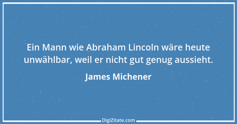 Zitat von James Michener 2