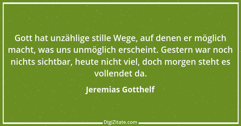 Zitat von Jeremias Gotthelf 14