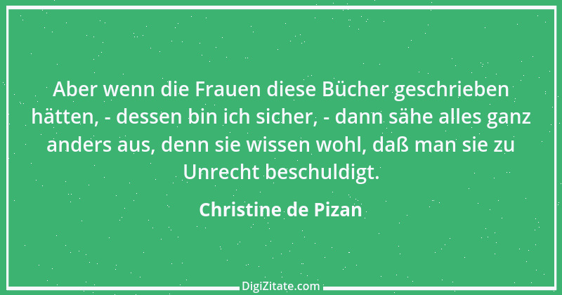 Zitat von Christine de Pizan 2