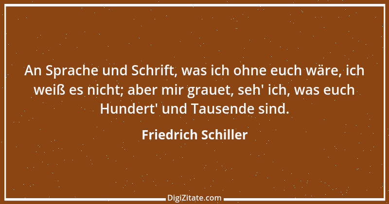 Zitat von Friedrich Schiller 1868