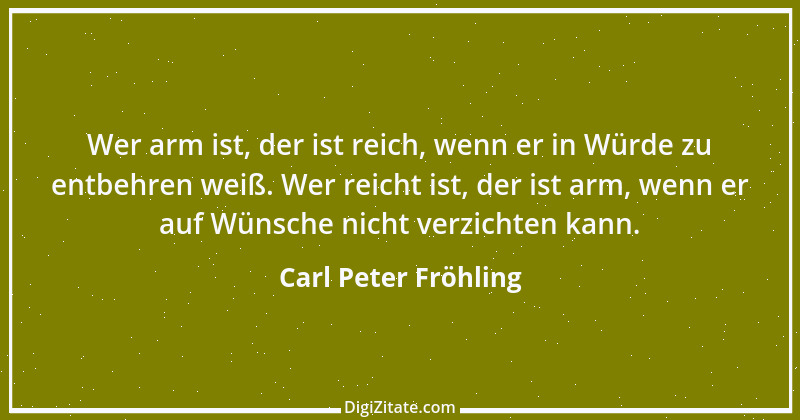 Zitat von Carl Peter Fröhling 69