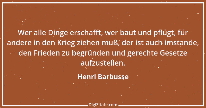 Zitat von Henri Barbusse 10