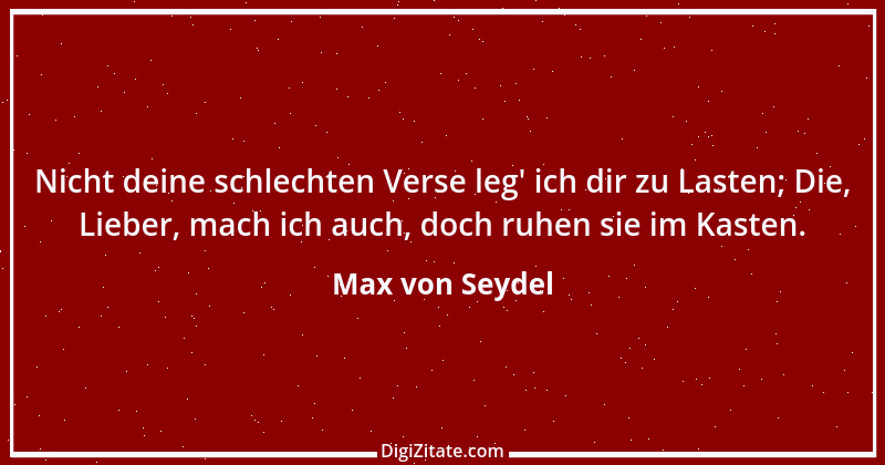 Zitat von Max von Seydel 1