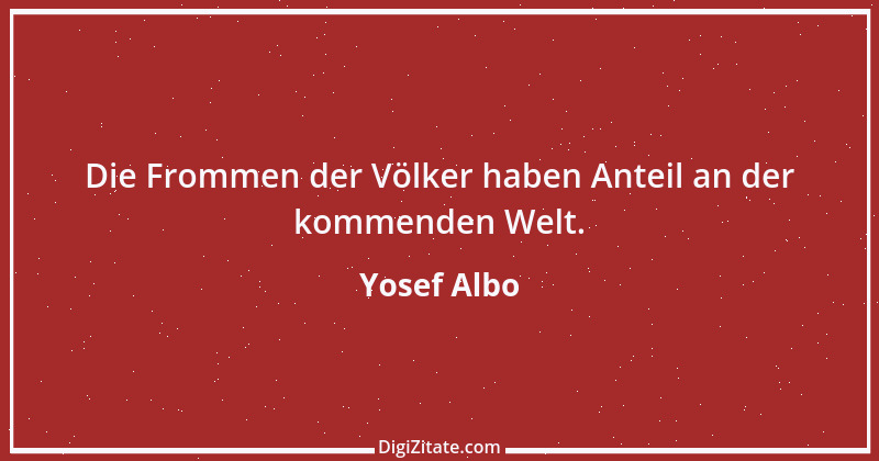 Zitat von Yosef Albo 1