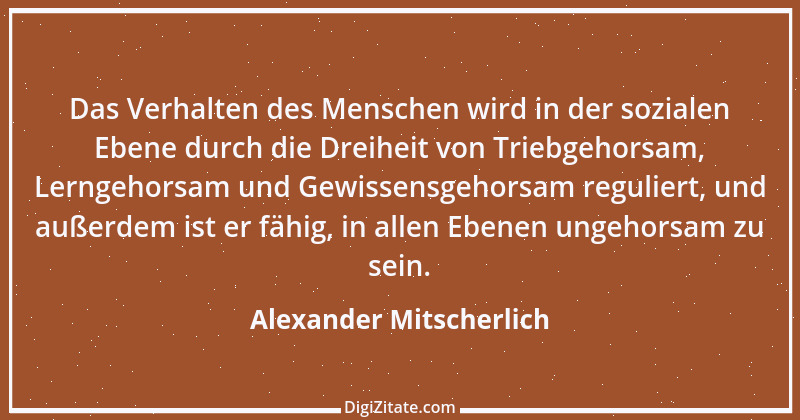 Zitat von Alexander Mitscherlich 22