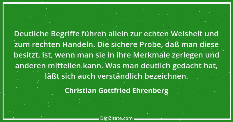 Zitat von Christian Gottfried Ehrenberg 3