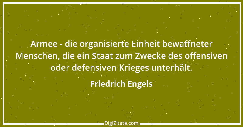 Zitat von Friedrich Engels 1