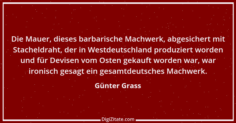 Zitat von Günter Grass 32