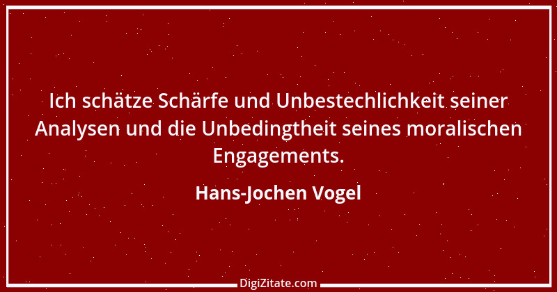 Zitat von Hans-Jochen Vogel 9