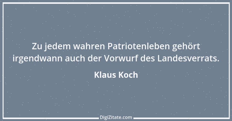 Zitat von Klaus Koch 11