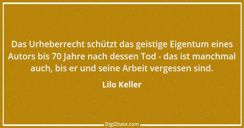 Zitat von Lilo Keller 53