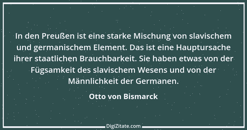 Zitat von Otto von Bismarck 52