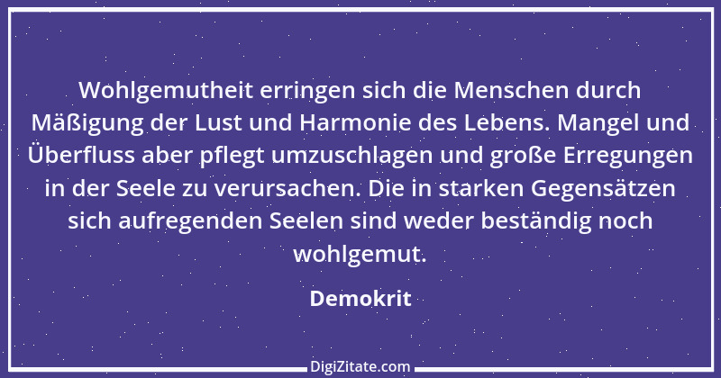 Zitat von Demokrit 59