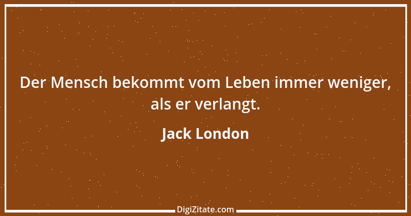 Zitat von Jack London 2