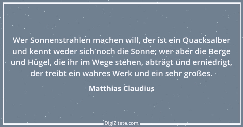 Zitat von Matthias Claudius 53