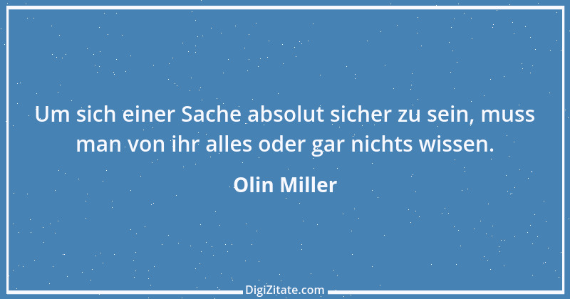 Zitat von Olin Miller 5