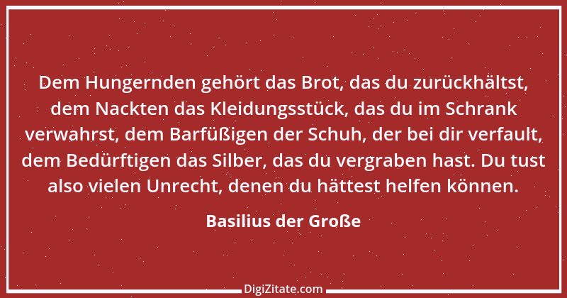 Zitat von Basilius der Große 8