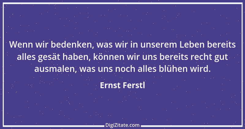 Zitat von Ernst Ferstl 1230