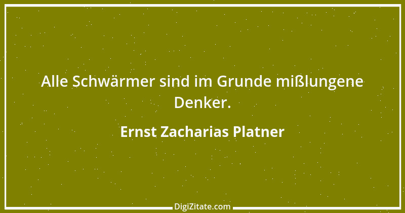 Zitat von Ernst Zacharias Platner 2