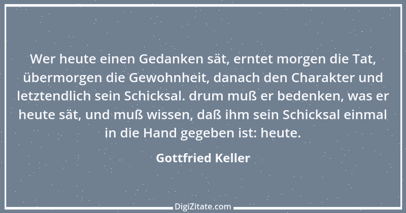 Zitat von Gottfried Keller 36