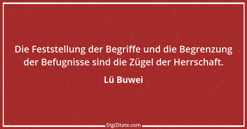 Zitat von Lü Buwei 115