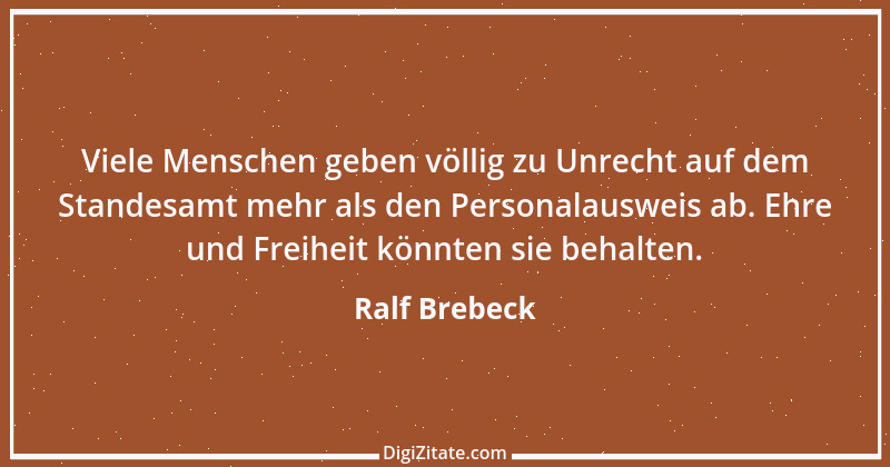 Zitat von Ralf Brebeck 1