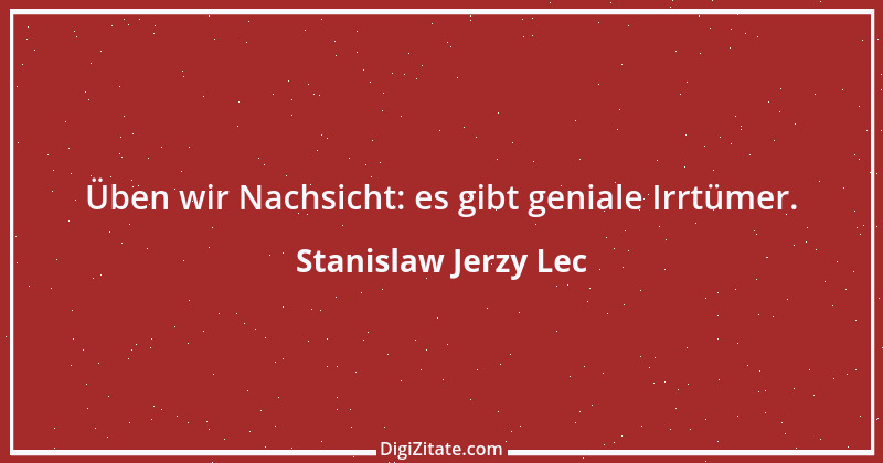 Zitat von Stanislaw Jerzy Lec 122