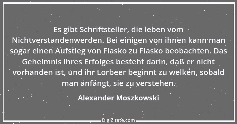 Zitat von Alexander Moszkowski 1