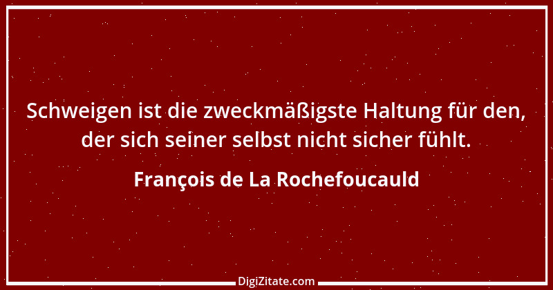 Zitat von François de La Rochefoucauld 269