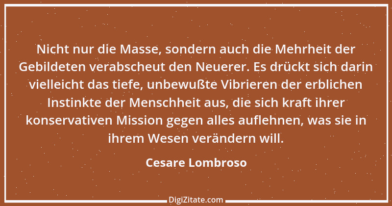 Zitat von Cesare Lombroso 1