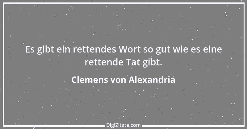 Zitat von Clemens von Alexandria 14