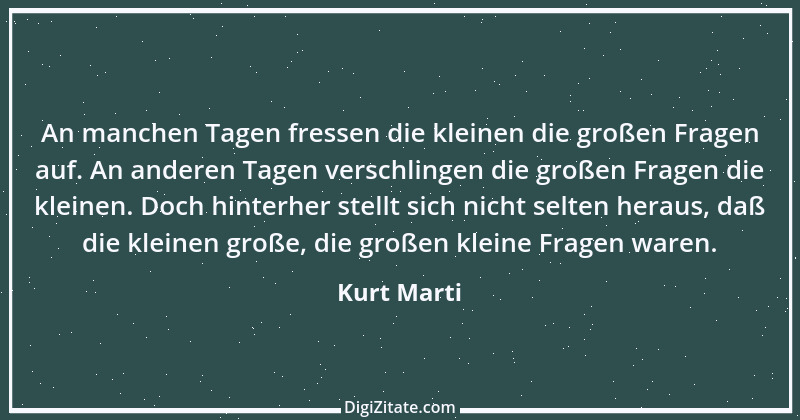 Zitat von Kurt Marti 150