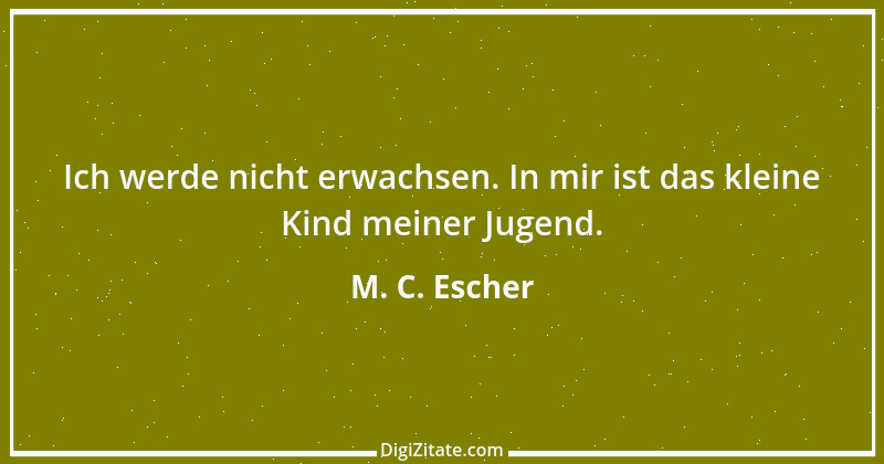 Zitat von M. C. Escher 3