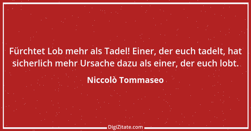 Zitat von Niccolò Tommaseo 6