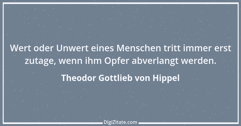 Zitat von Theodor Gottlieb von Hippel 152