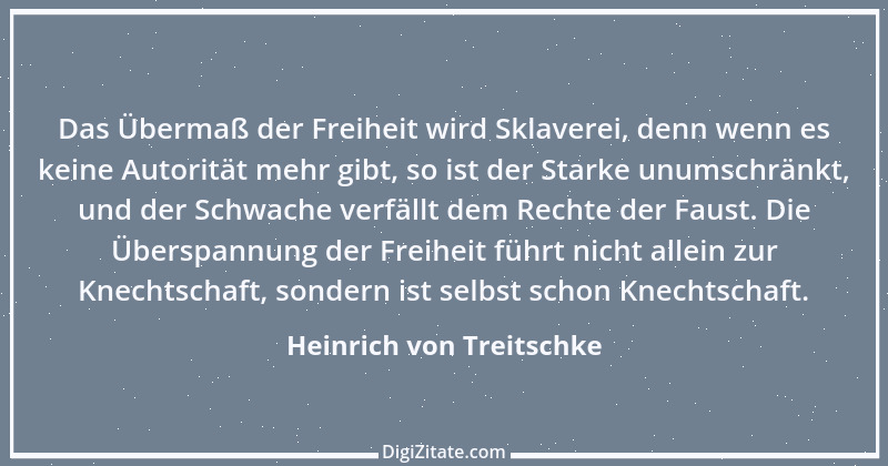 Zitat von Heinrich von Treitschke 67