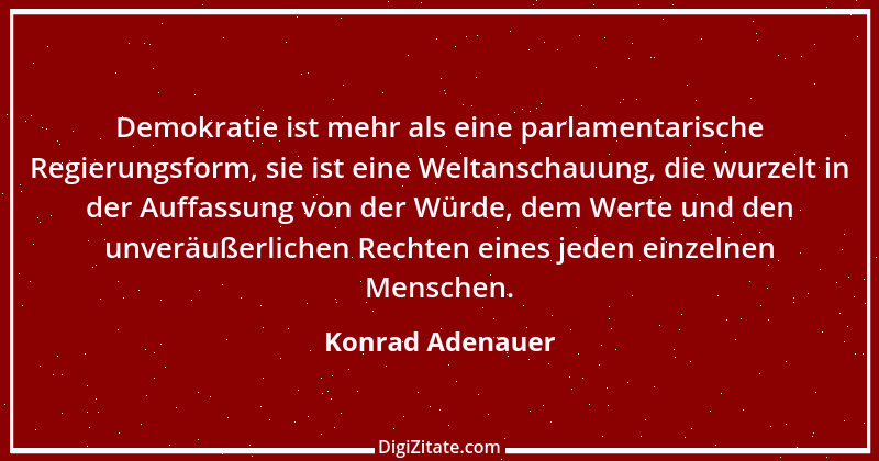 Zitat von Konrad Adenauer 127