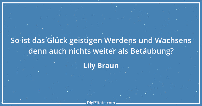 Zitat von Lily Braun 4